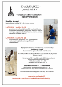 Kevään kurssien tiedot