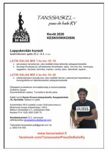 Loppukevään kurssien mainos